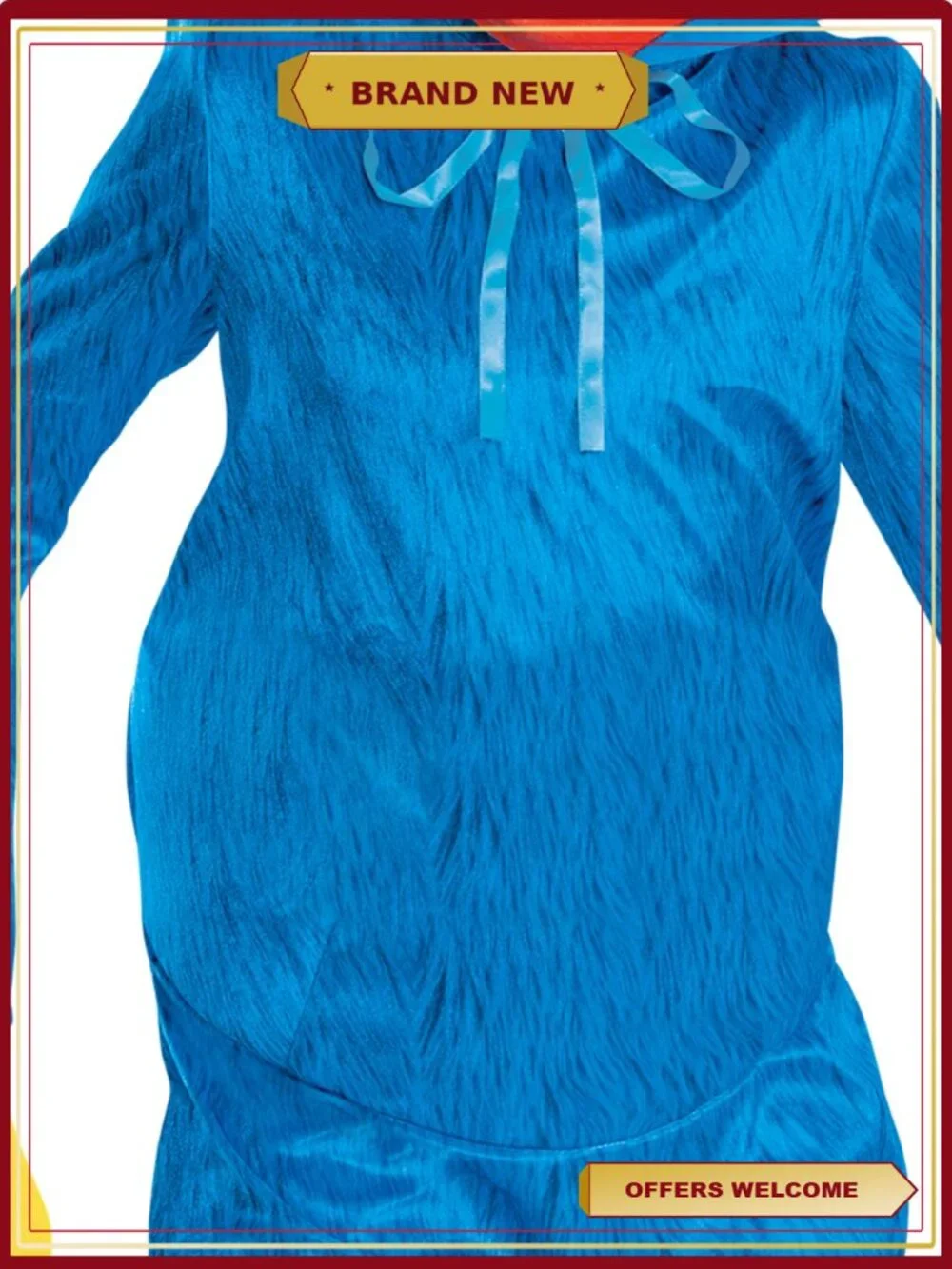 Huggy Wuggy Halloween Costume Boys Size S 6/7 Jumpsuit Mask Mittens